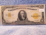 1922 $10. GOLD CERTIFICATE F