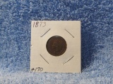 1873 INDIAN HEAD CENT VG+