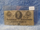 1864 CONFEDERATE STATES 50-CENT NOTE