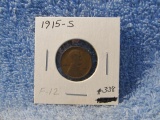 1915S LINCOLN CENT F