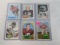 Vintage football lot of stars: Tittle, Dawson, Dorsett, Bradshaw, Jones, Little (Rookie)