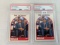 (2) 1989 Hoops Phil Jackson PSA Graded Cards