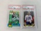 1993 Topps Jerome Bettis & 1993 Topps Chris Doleman - PSA 9