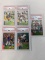 (5) 1993 Upper Deck SP Foil PSA Graded Football Cards - Bettis, Smith, Bledsoe, McDuffie & Hearst