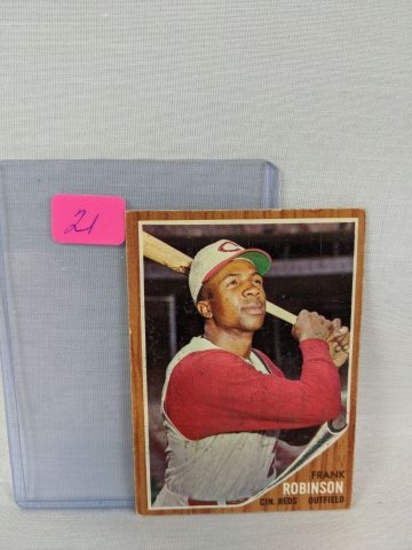 Frank Robinson 1962 Topps, card 350