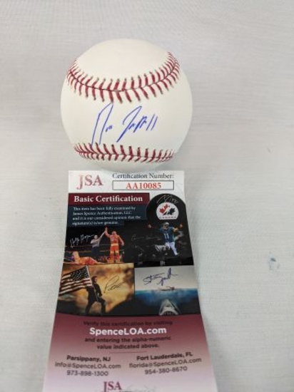 Jose Ramirez signed baseball, JSA