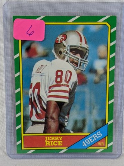 Jerry Rice 1986 Topps Rookie