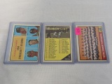 1961 Topps baseball lot: Yankee team card, clean checklist, Koufax & Drysdale card, VG-EX