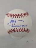 Yan Gomes signed MLB baseball, blue ink w/Inscription, GPS