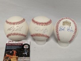 Brian Shaw- World Series signed ball, James Shield signed ball  PSA/DNA, Mark Mulder signed ball JSA