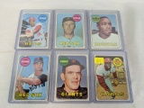 1969 Topps baseball Star lot of 8 w/Gibson, Yaz, Perry, Morgan, Lyle (Rookie), Perez