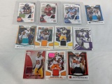 Official Factory Jersey Patches lot of 11, many stars : Watson, Matt Ryan, plus others