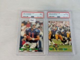 1993 Stadium Club Drew Bledsoe & Jerome Bettis (Members Choice) - PSA Graded