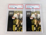 (2) 1993 Skybox Premium Jerome Bettis Cards- PSA 7