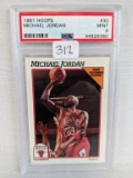 1991 Hoops Michael Jordan Card - PSA 9