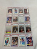 (16) PSA Graded Michael Jordan Cards