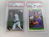 1991 Front Row & 1992 Donruss Rookies Manny Ramirez PSA Graded Cards