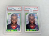 (2) 1990 Score Frank Thomas Cards - PSA 8