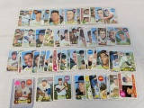 1969 Topps baseball lot of 58 individual cards