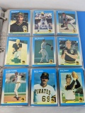 1987 Fleer baseball set complete in binder