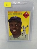 Jackie Robinson 1954 Topps card, NM