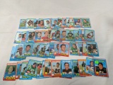 1971 Topps football lot of 62 with Dick Butkus, all sleeved