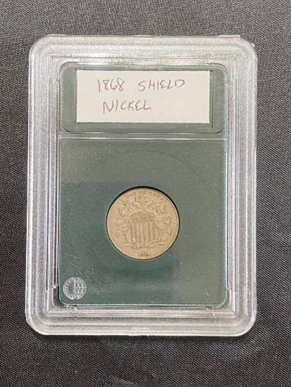 1868 Shield Nickel, LOOK AT THE DETAILS