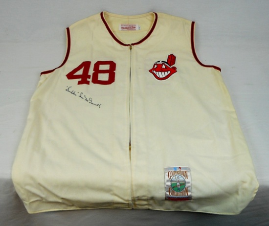 Mid-1960's Cooperstown Collection Cleveland Indians Jersey Sam McDowell Signed