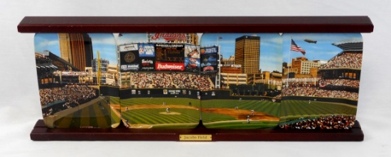1994 Cleveland Indians Jacobs Field Panoramic Plate Set