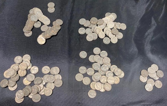 Approx 150 Jefferson Nickels from 1960-1964