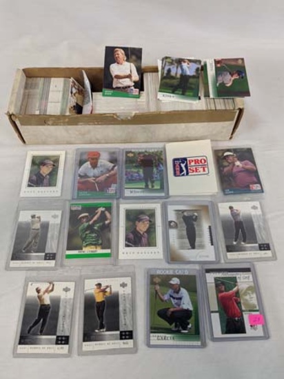 500+ Golf cards w/Tiger, Garcia, Stewart & others