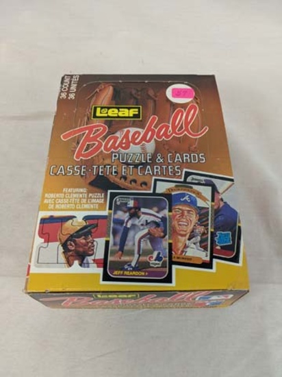 1987 Leaf Donruss baseball box
