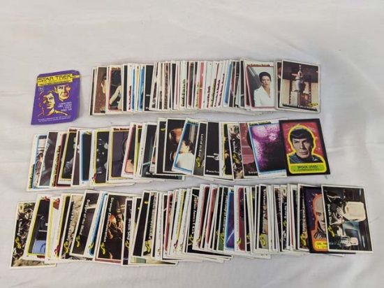 Star Trek cards 1976 of 150 card lot