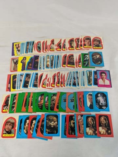 Star Wars stickers various years