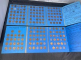 2- Partial Lincoln Cent Books, loads of Wheat and Memorial Cents