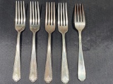 5- Westmoreland Sterling Forks each fork weighs 47 grams, total weight is 235 grams