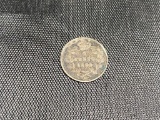 1890 Canada 5 Cent Silver Coin