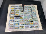 1939 World's Fair Poster Stamps, very brittle as well, some have come apart but is complete