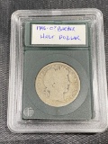 1896-0? Barber Half Dollar in snap case