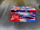 Patriotic Magnetic Case Knife Stand with Box, NEW