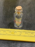 Case XX Small Bottle with Cork, approx 2 inches tall