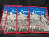 4- Presidential One Dollar Coin books, NEW