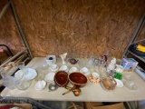 Large lot of assorted glass, milk glass and more. See all pics