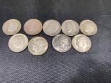 Collection Starter of 90% Roosevelt Dimes, 1946, 1948D, 1951, 1953, 1958D, 1960D 1962, 1962D, 1963D