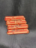 4- Rolls of assorted Wheat Cents