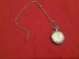 Unused pocket watch with chain