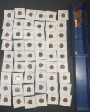 Nice collection of assorted Wheat Cents and a handful of 1960 Lincoln Memorial cents, appear UNC
