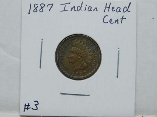 1887 INDIAN HEAD CENT (NICE) BU