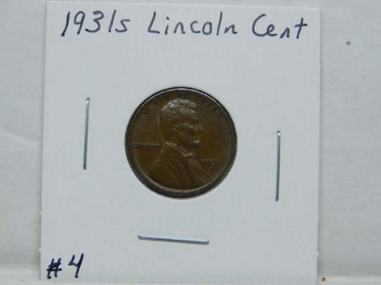 1931S LINCOLN CENT (KEY DATE) XF