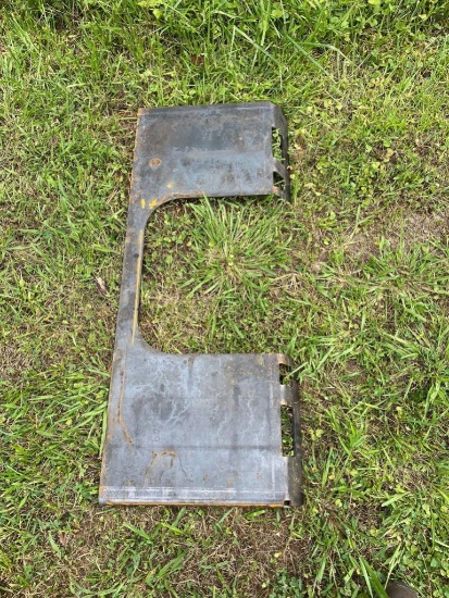 Blank skid steer mounting plate